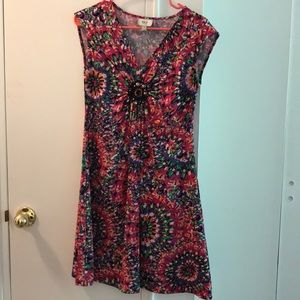 Colorful Eci fit and flare dress